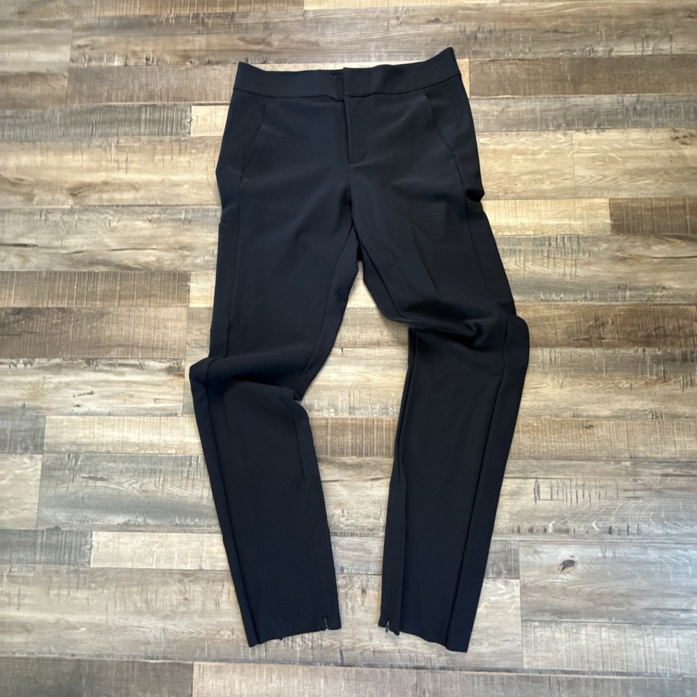 Athleta Stellar Tight Leggings Pants Size 10/T Black Pockets Stretch